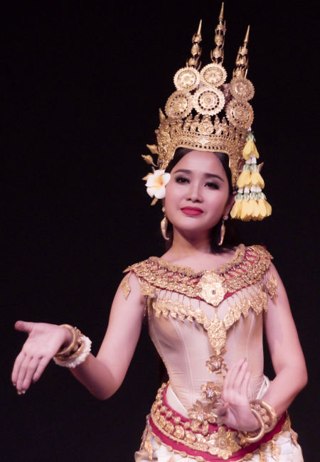 Danseuse cambodgienne Apsara.