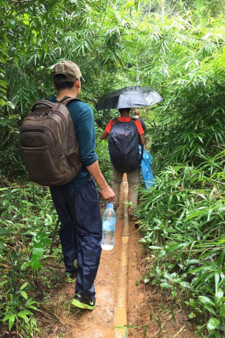 Trek au Cambodge.