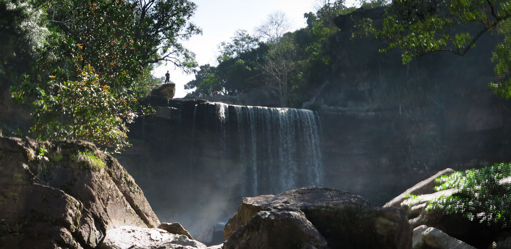 Chute d'eau au Cambodge.