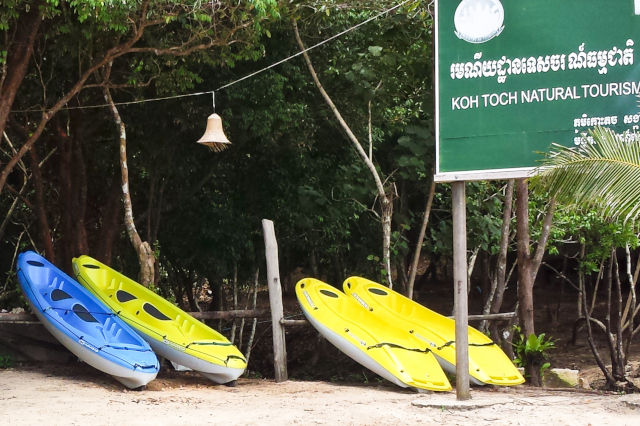 Kayaking au Cambodge.