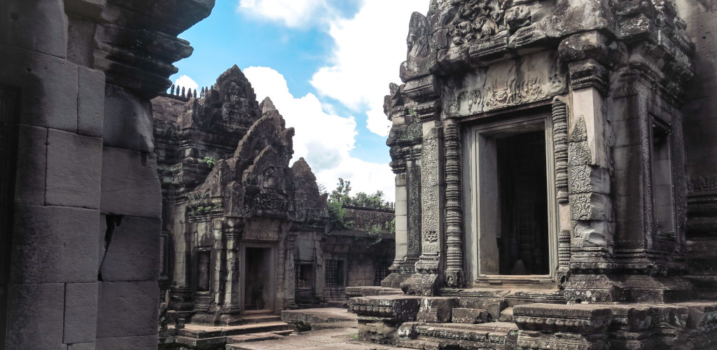 Le temple d'Angkor au Cambodge.