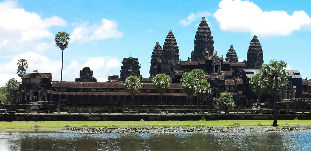 Temple d'Angkor Vat au Cambodge.