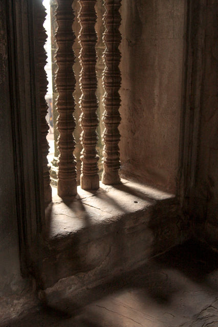 Architecture du temple Angkor Wat.