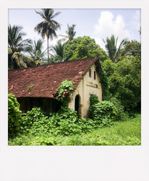 Une maison rustique à Battambang au Cambodge.