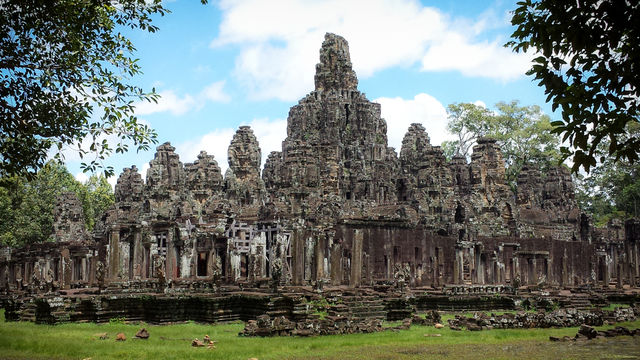 Le Bayon à Angkor au Cambodge.
