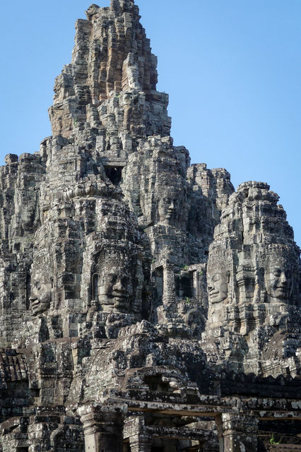 Le Bayon à Angkor au Cambodge.