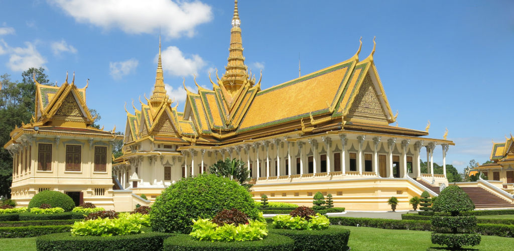 Palais royal du Cambodge à Phnom Penh.