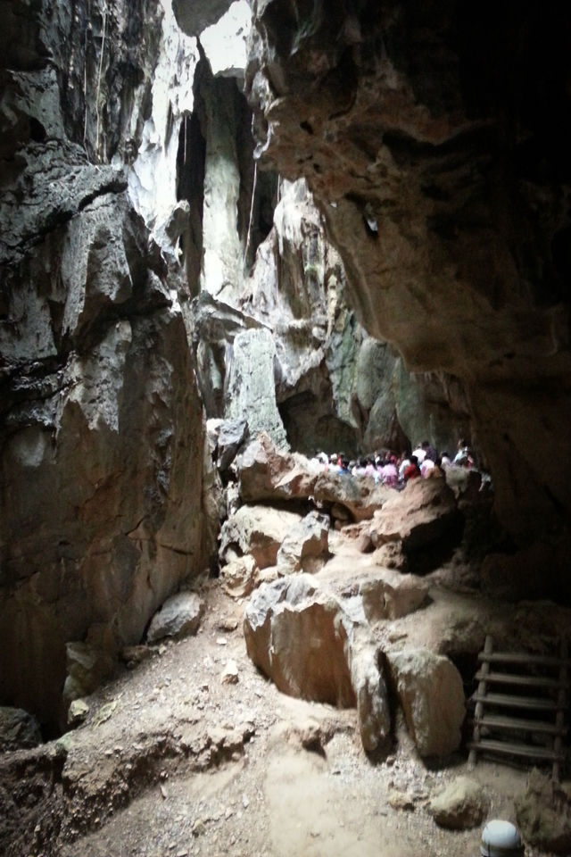 Grottes à Kampot au Cambodge.