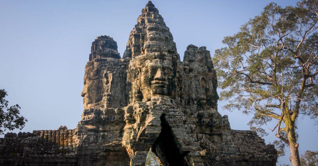 Temple d'Angkor au Cambodge.