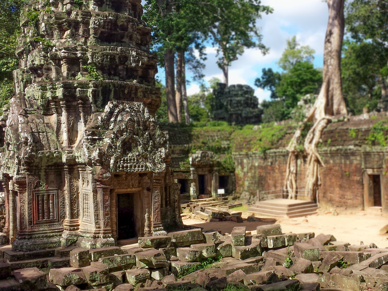 Le Ta Prohm à Angkor au Cambodge.