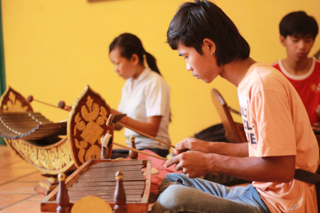 Ecole de Phare Poleu Selpak au Cambodge.